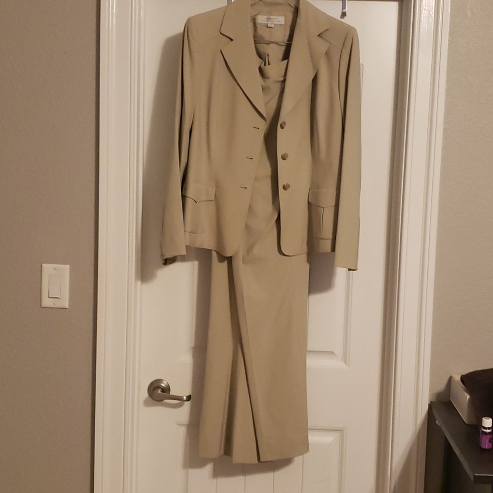 Beige suit